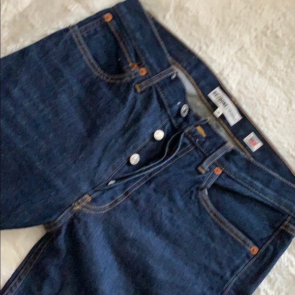 Redone denim dark wash mom jeans - Picture 7 of 7